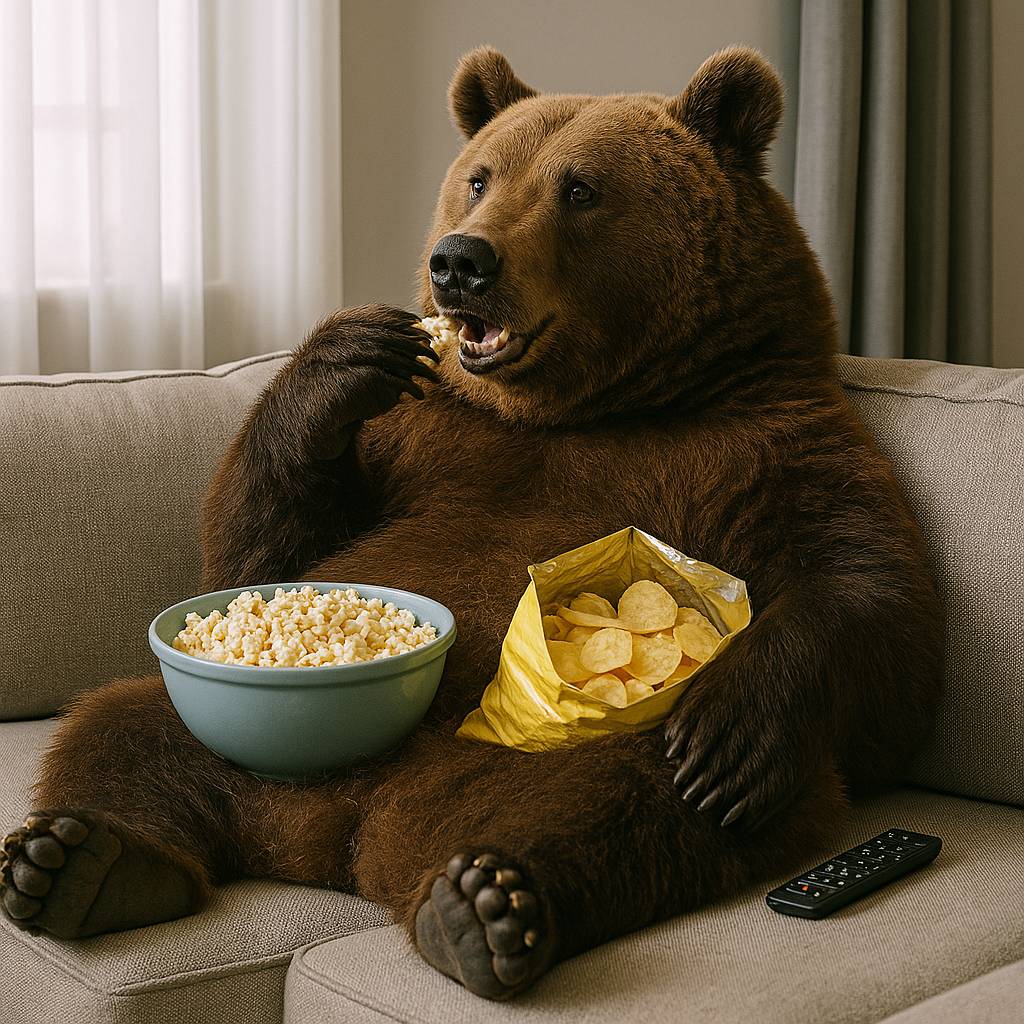 Bear Watching TV