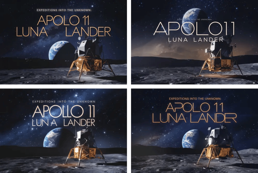 Cinematic wallpaper Apollo Ideogram version 2.0
