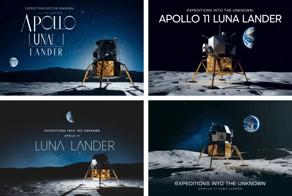Cinematic wallpaper Apollo Ideogram version 2a