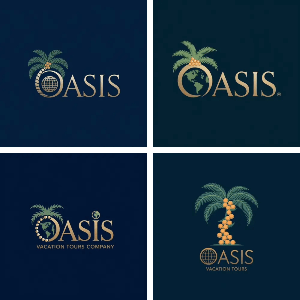 Logo for Oasis company  Ideogram version 2a