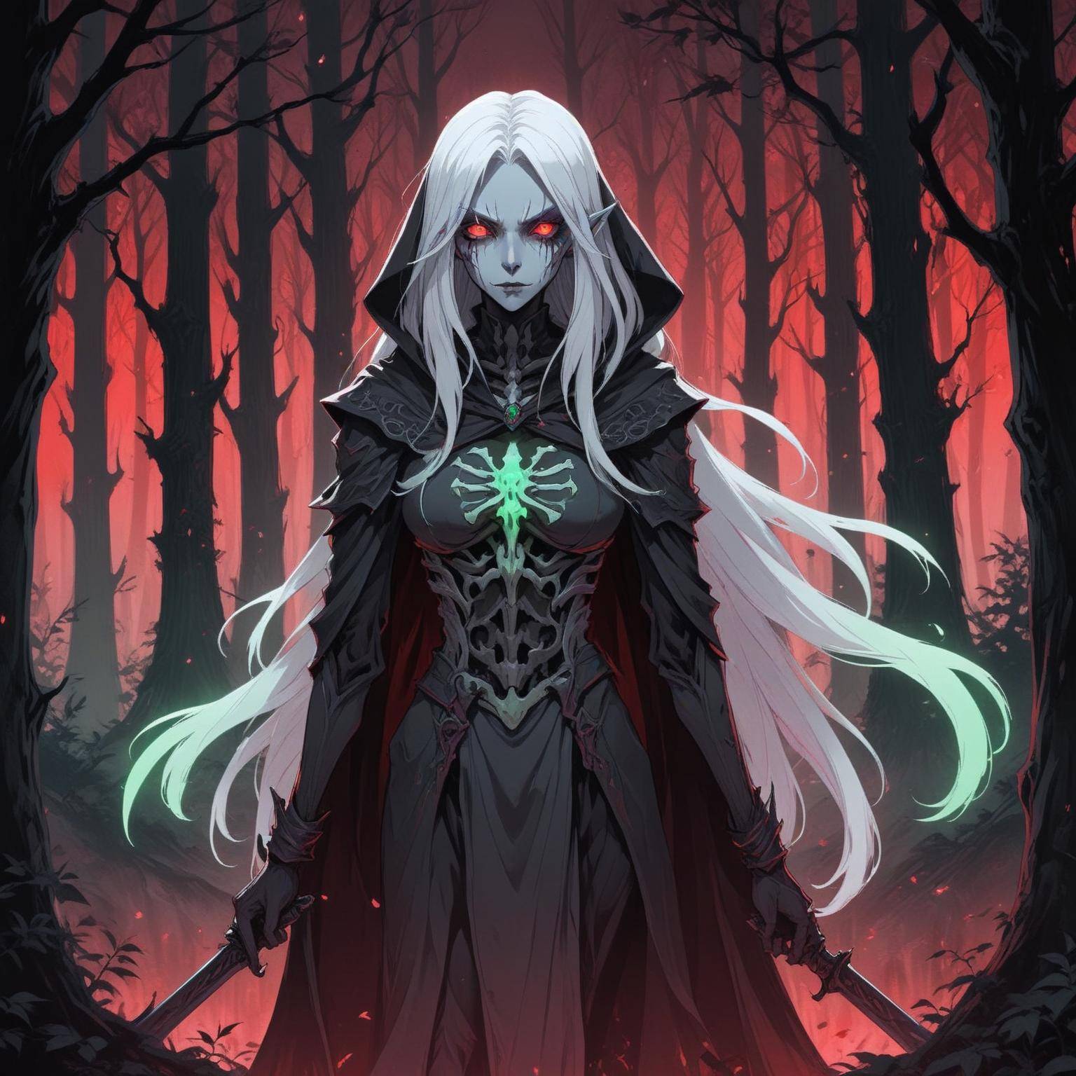 AI Generated by FREEPIK - Female Dark Elf, shared on the LaPrompt marketplace.