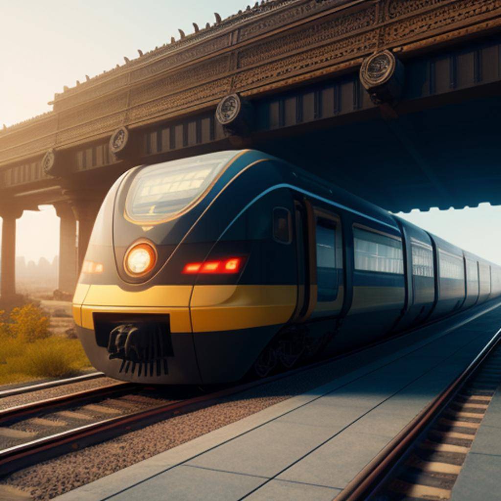 AI Artwork Generated by Picsart - High Speed Train, shared on the LaPrompt marketplace.