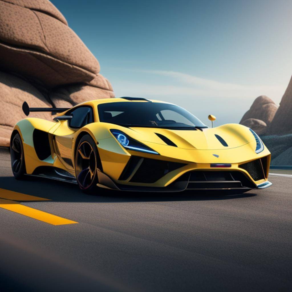 AI Artwork Generated by Picsart - Sportcar on Speed, shared on the LaPrompt marketplace.