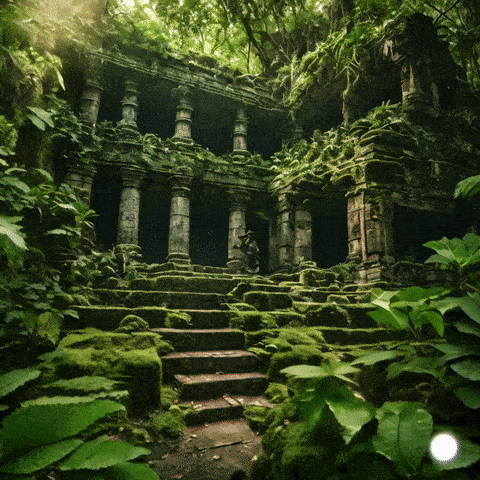 AI Video Generated by Runway Gen-2 - Ancient Ruins, shared on the LaPrompt marketplace.
