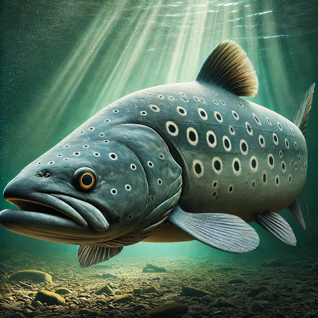 AI Artwork Generated by DALL·E 3 - Large Predatory Fish, shared on the LaPrompt marketplace.