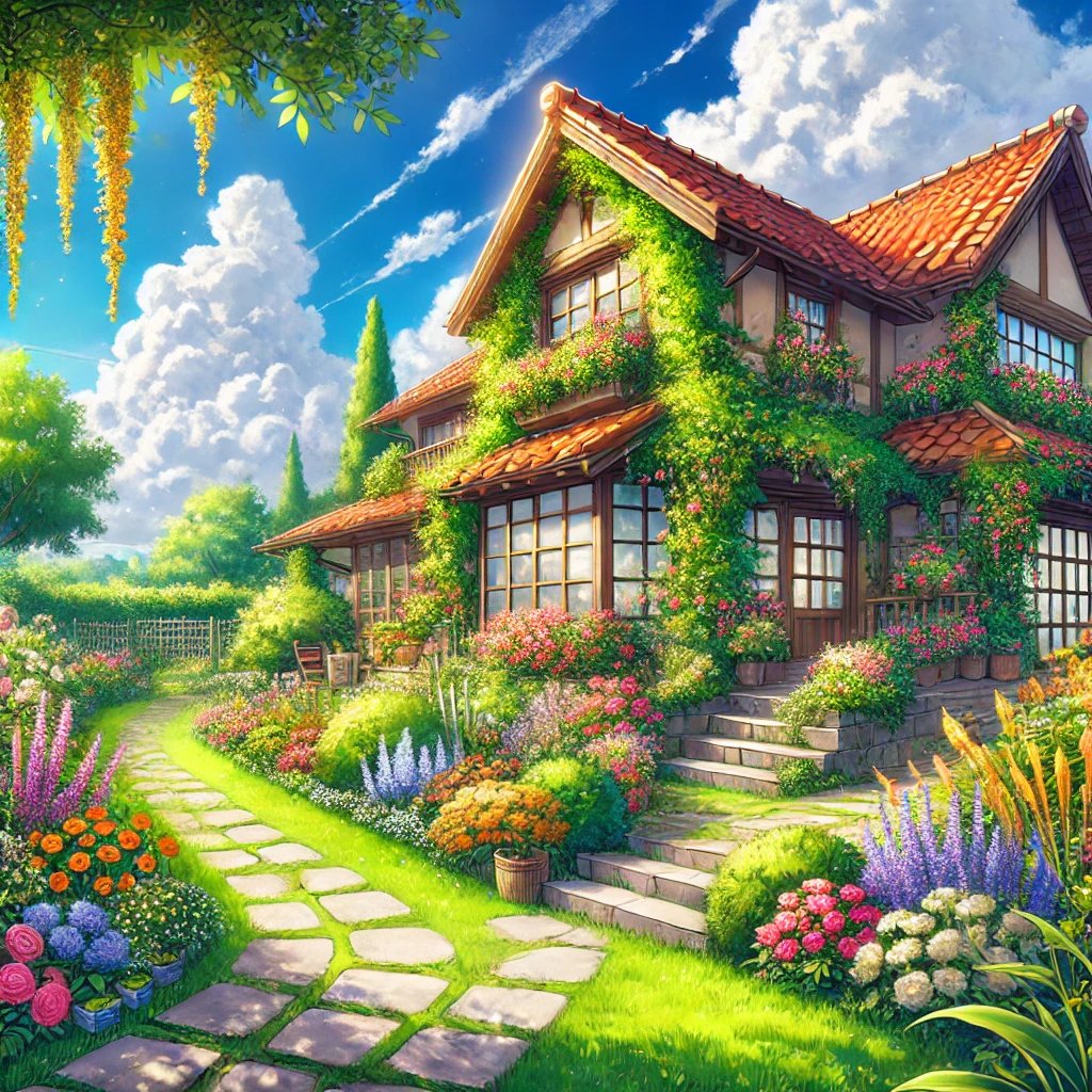 AI Artwork Generated by DALL·E 3 - Charming House, shared on the LaPrompt marketplace.