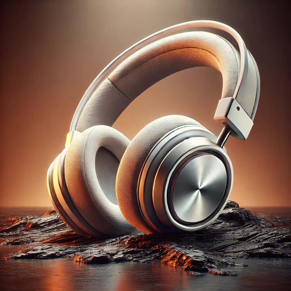 AI Artwork Generated by DALL·E 3 - White Over-Ear Headphones, shared on the LaPrompt marketplace.