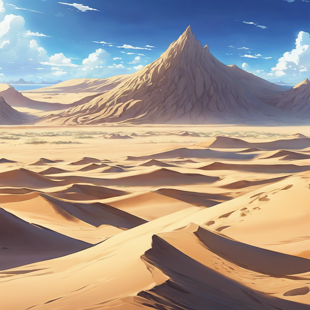 AI Artwork Generated by DreamStudio - Desert Landscape, shared on the LaPrompt marketplace.