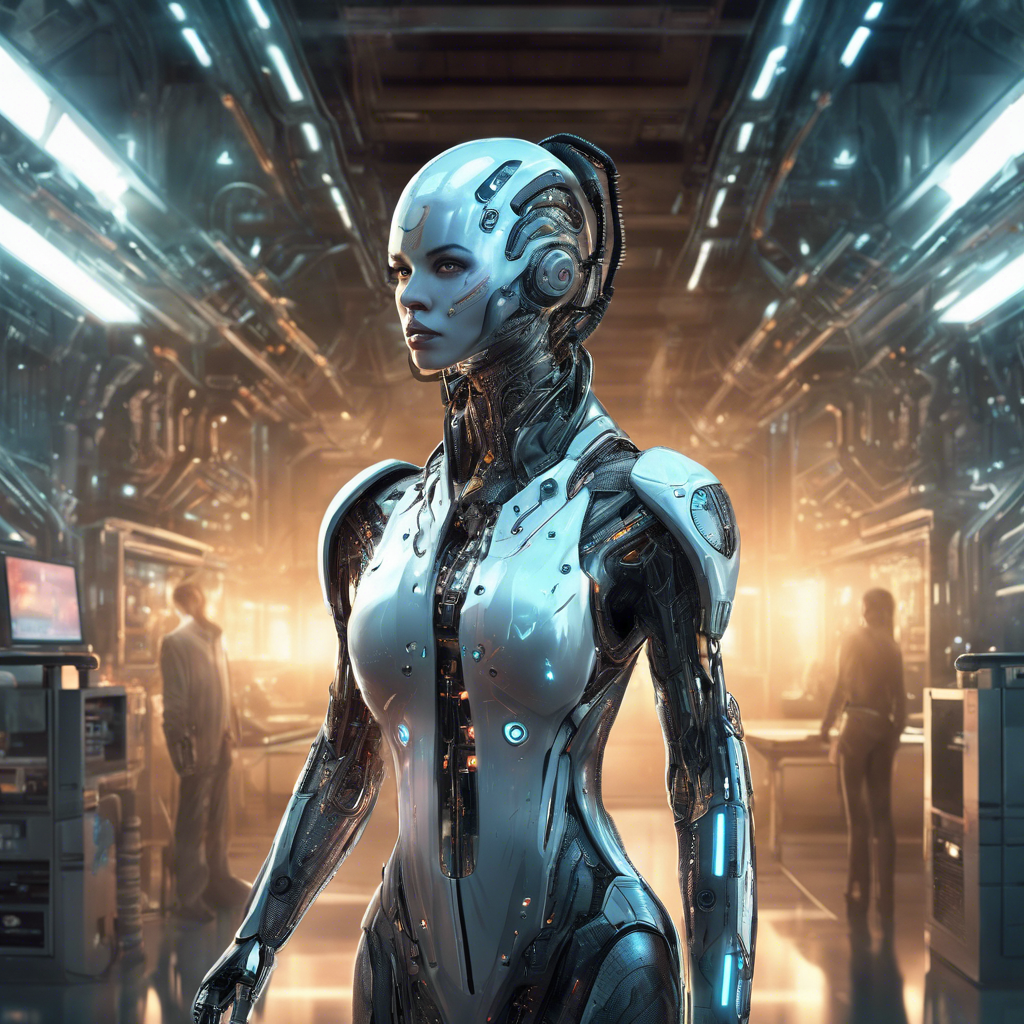 AI Artwork Generated by DreamStudio - Futuristic Cyborg, shared on the LaPrompt marketplace.
