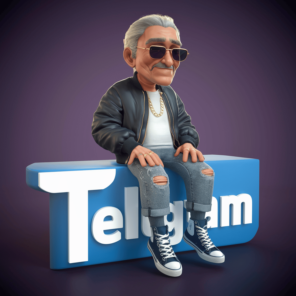 AI Generated by Ideogram - 3D Illustration of Grandfather, shared on the LaPrompt marketplace.