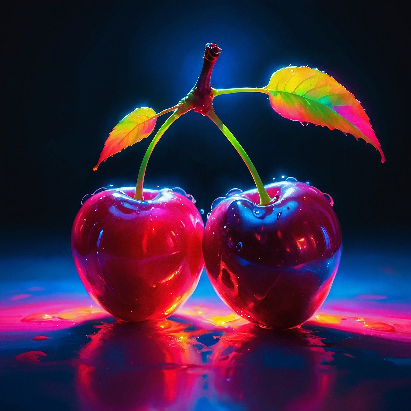 AI Artwork Generated by Leonardo AI - Realistic Cherries, shared on the LaPrompt marketplace.