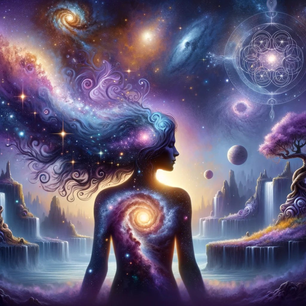 AI Artwork Generated by DALL·E 3 - Universe Visionary Art Style