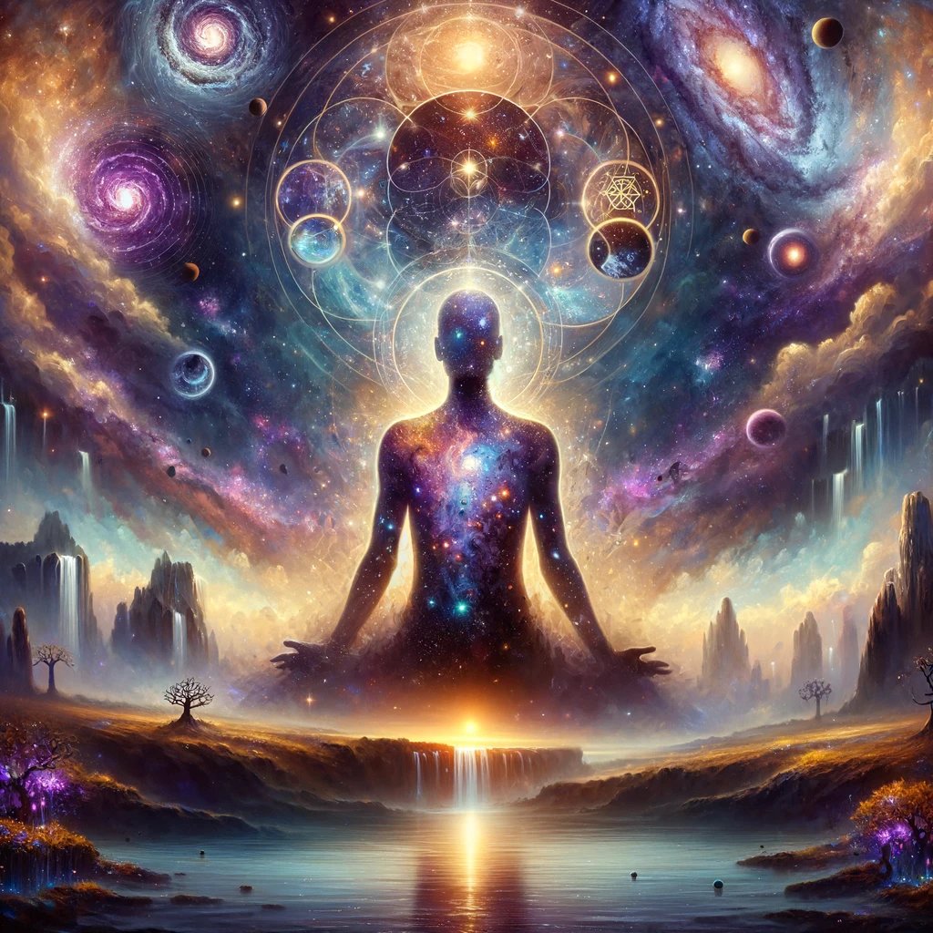 AI Artwork Generated by DALL·E 3 - Universe Visionary Art Style