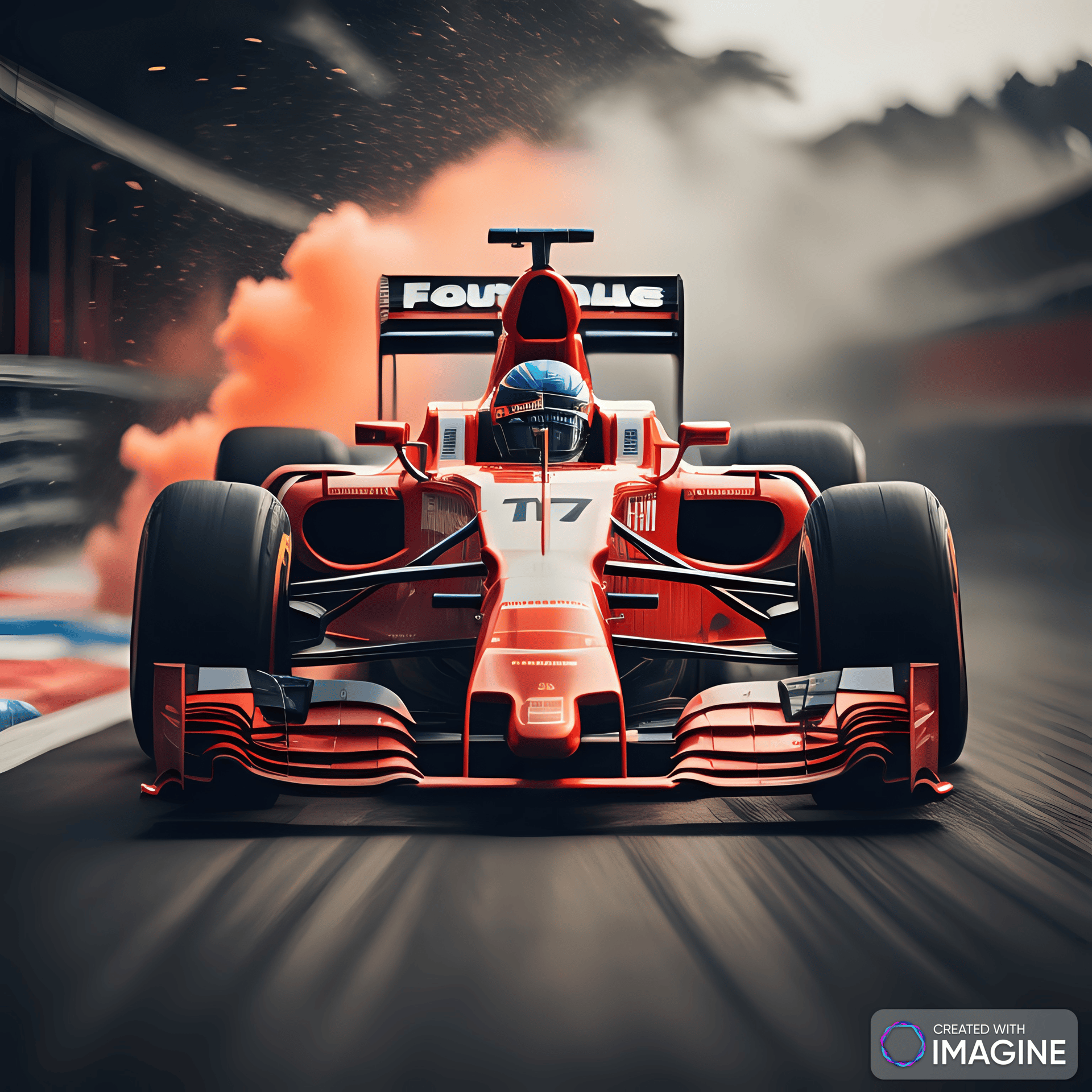 AI Artwork Generated by Imagine - Formula 1 Car