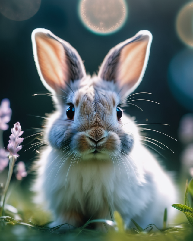 AI Artwork Generated by Starry AI - A Small Rabbit