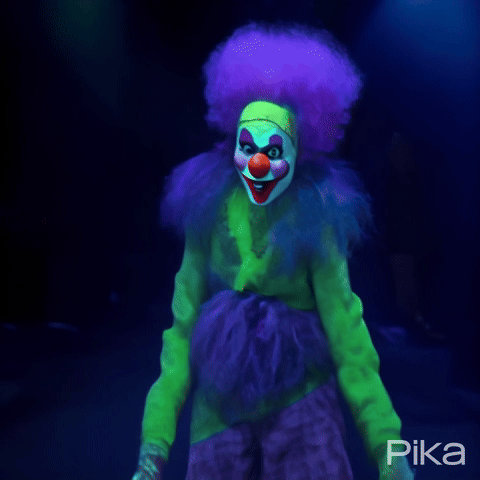 AI Video Generated by Pika - Dangerous Clown, shared on the LaPrompt marketplace.