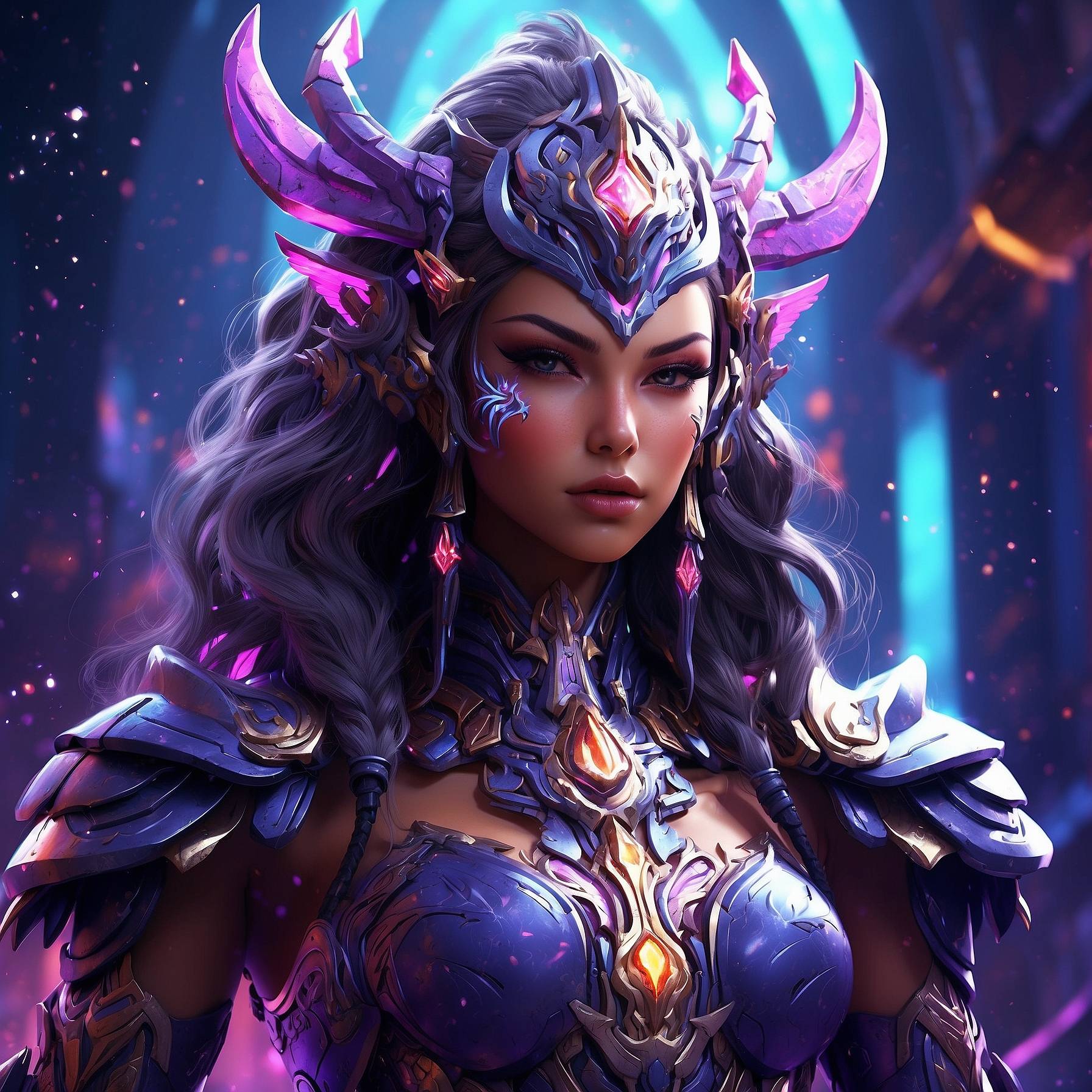 AI Artwork Generated by Leonardo AI - Woman Warrior, shared on the LaPrompt marketplace.