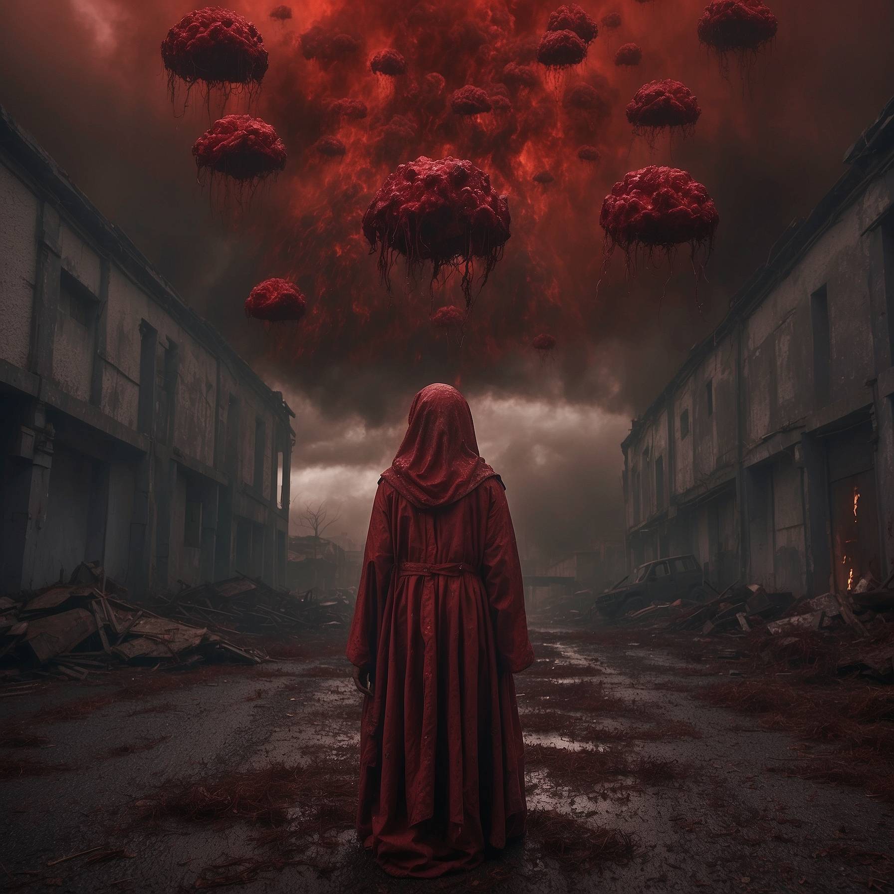 AI Artwork Generated by Leonardo AI - Person in Red, shared on the LaPrompt marketplace.