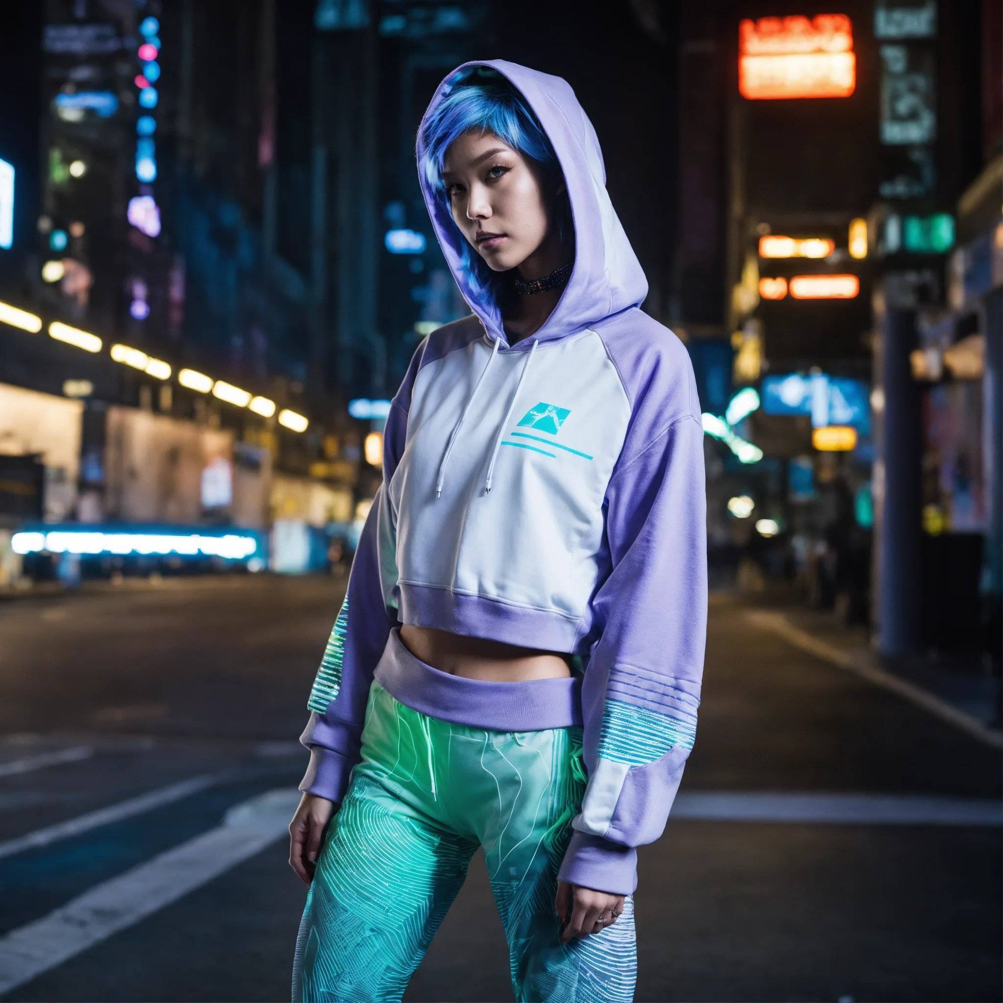AI Artwork Generated by Lexica - Girl in a Tracksuit, shared on the LaPrompt marketplace.