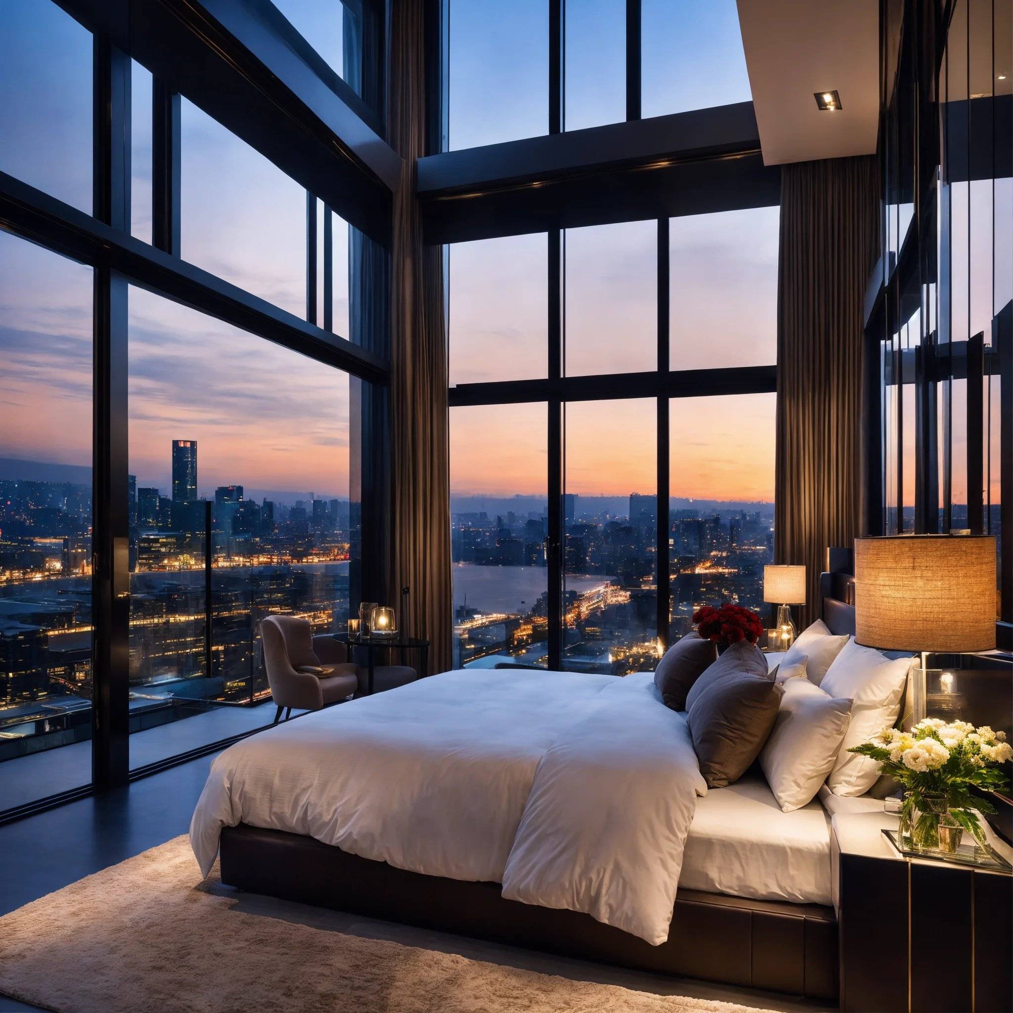 AI Artwork Generated by Lexica - Bedroom Interior, shared on the LaPrompt marketplace.