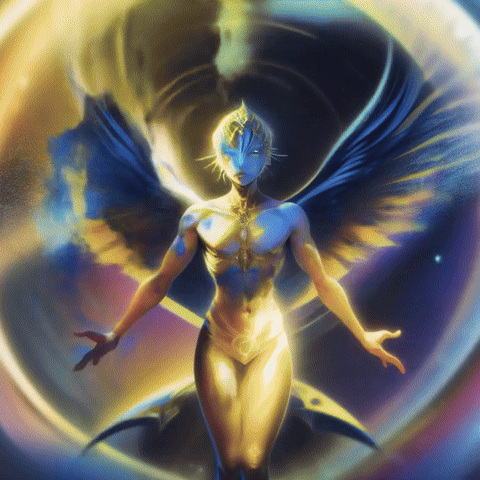 AI Video Generated by Moonvalley - Cosmic Angel, shared on the LaPrompt marketplace.