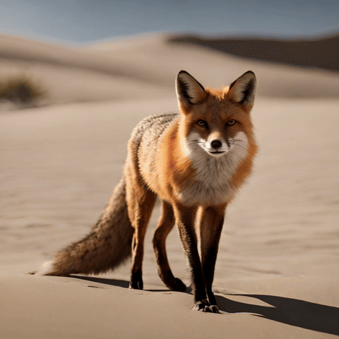 AI Video Generated by Runway Gen-2 - Desert Fox, shared on the LaPrompt marketplace.