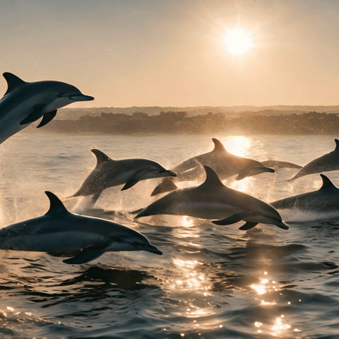 AI Video Generated by Runway Gen-2 - Sea Dolphins, shared on the LaPrompt marketplace.