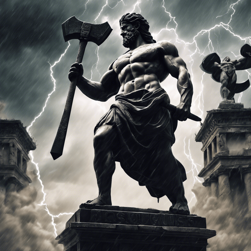 AI Artwork Generated by DreamStudio - Ancient Statues, shared on the LaPrompt marketplace.