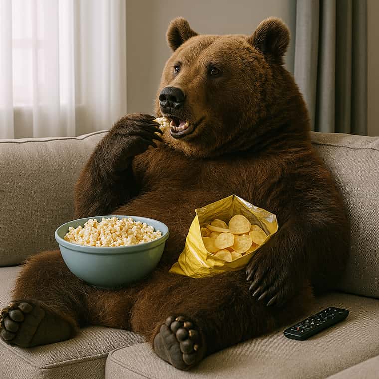 Bear Watching TV