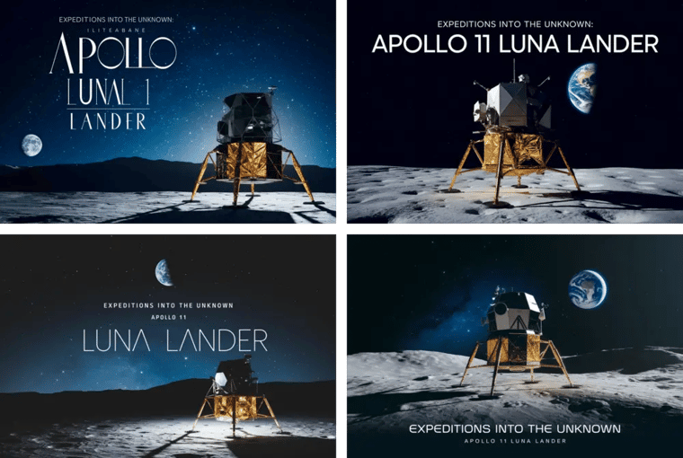 Cinematic wallpaper Apollo Ideogram version 2a