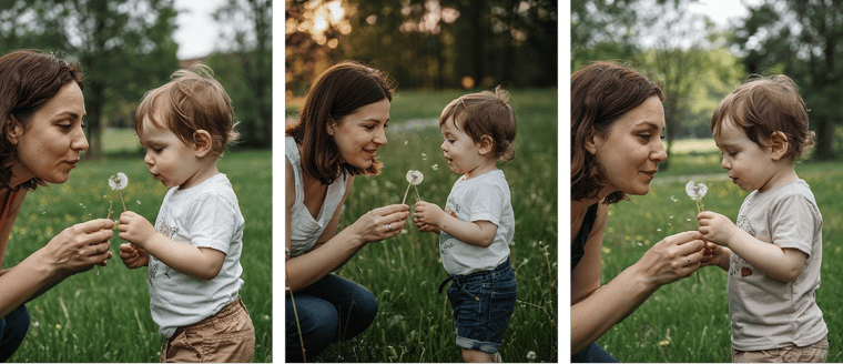 Realistic photo of mother and child Ideogram version 3.0