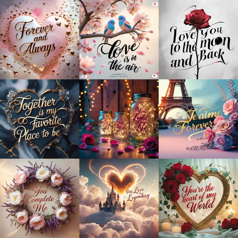 Charming Valentines Day Visual Creations