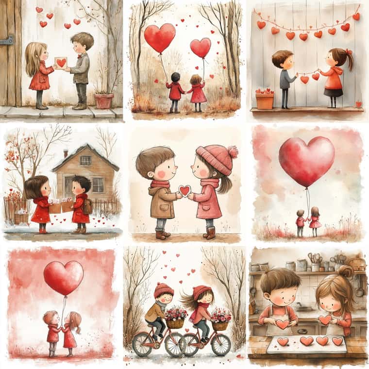 Valentine's Day Illustrations