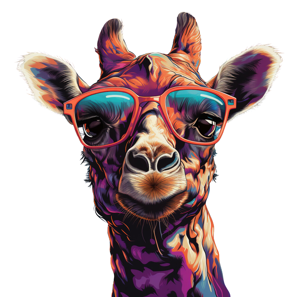 no filter result giraffe image